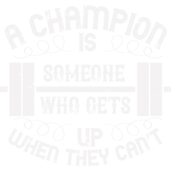 A champion is someone who gets up when they cant Thumbnail